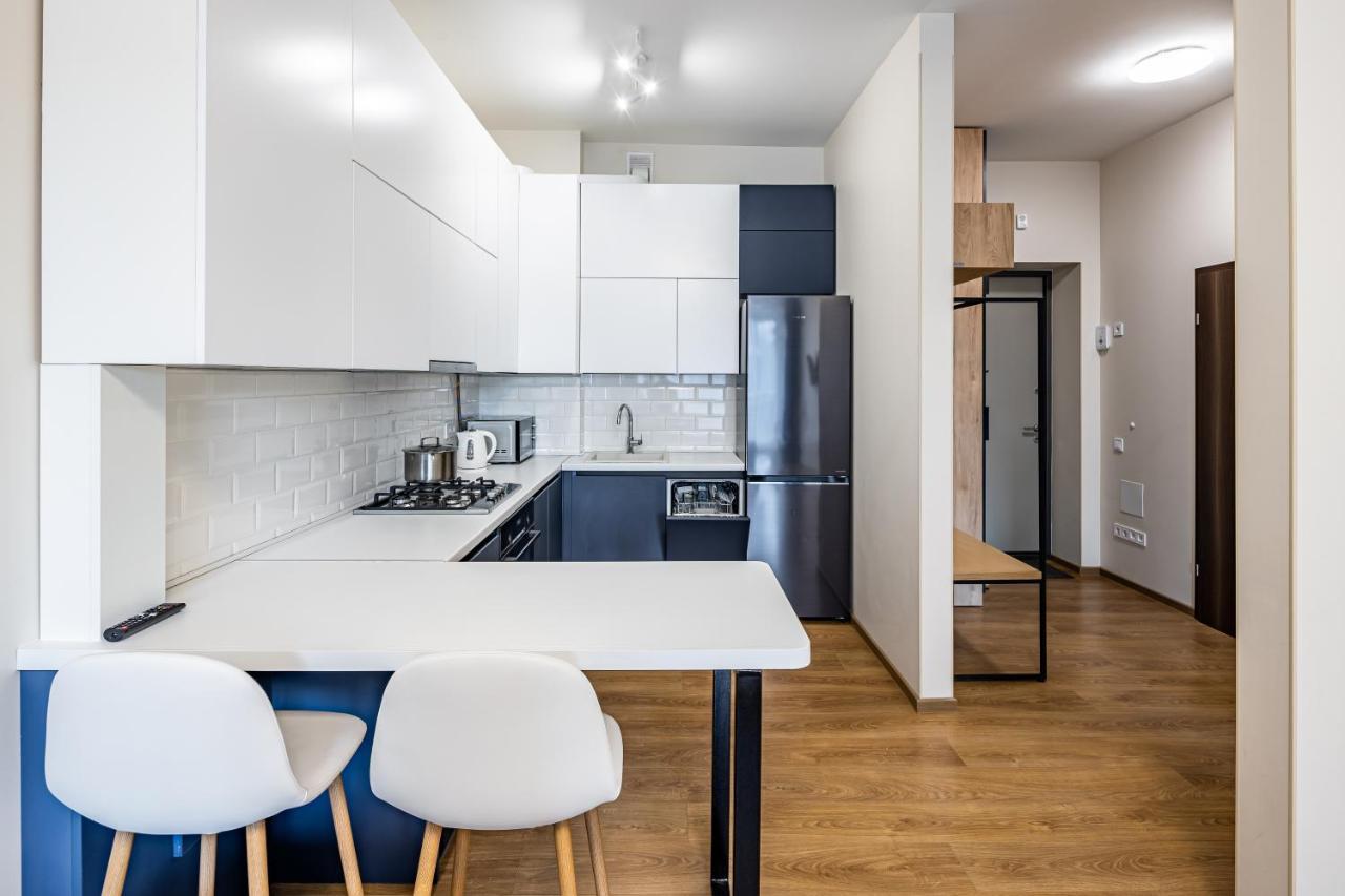 Новобудова В Центрі Львова Appartement Buitenkant foto